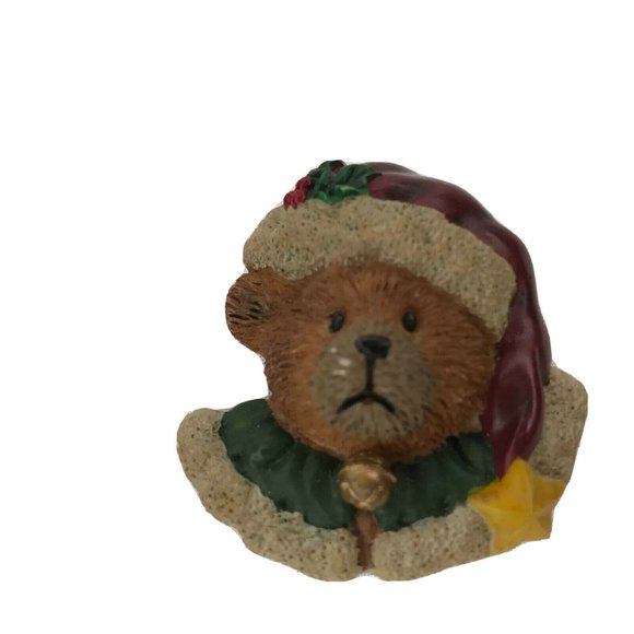 Bear with Santa Hat Holly Boyds Bears Bearwear - Picture 1 of 7